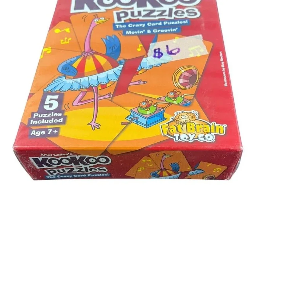 KooKoo‎ Puzzles Movin & Groovin Fat Brain Toy Unique Puzzle Cards SEALED